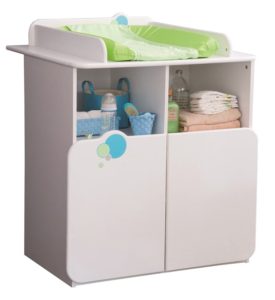Et sødt puslebord til baby