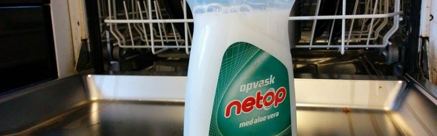 Opvaskemiddel i opvaskemaskine - næppe en god ide!